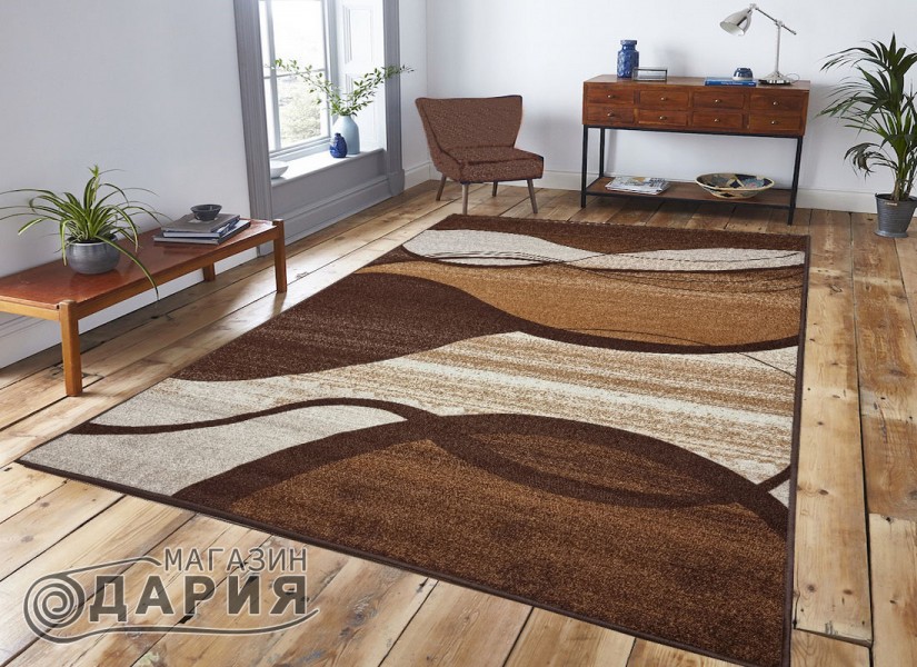 Мокетен килим ERIKA 8026 brown
